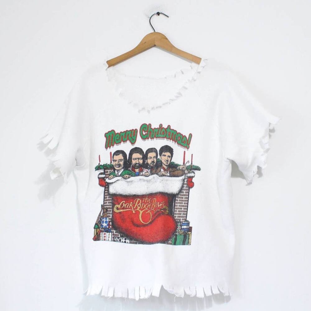 Vintage Oak Ridge Boys Christmas Sweatshirt Large